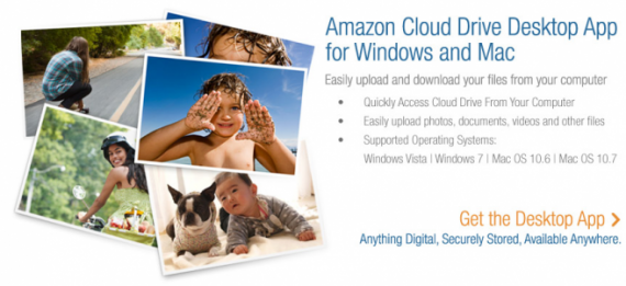 Amazon rilascia l’app desktop di Cloud Drive per Windows e Mac