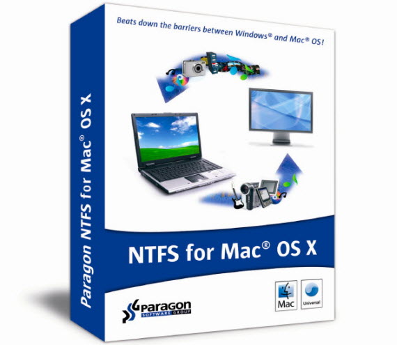 Mini-Bundle Paragon con NTFS for Mac OS X, Camptune X e HFS+ for Windows a metà prezzo!