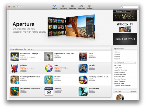 Il Sandbox su Mac App Store non piace agli sviluppatori