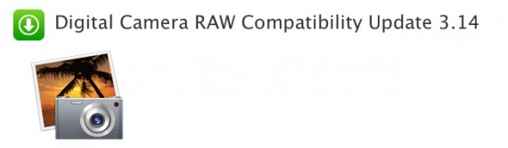 Apple rilascia il Digital Camera RAW Compatibility Update 3.14