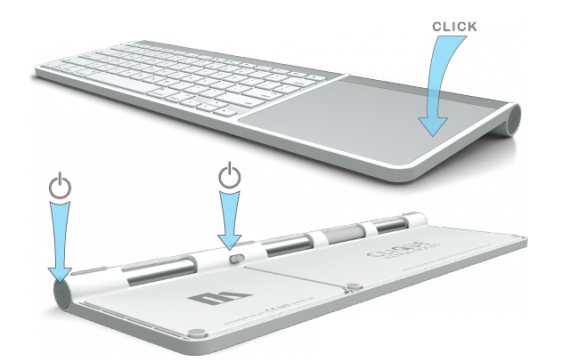 Cinque: tastiera e Magic TrackPad in un unico pezzo