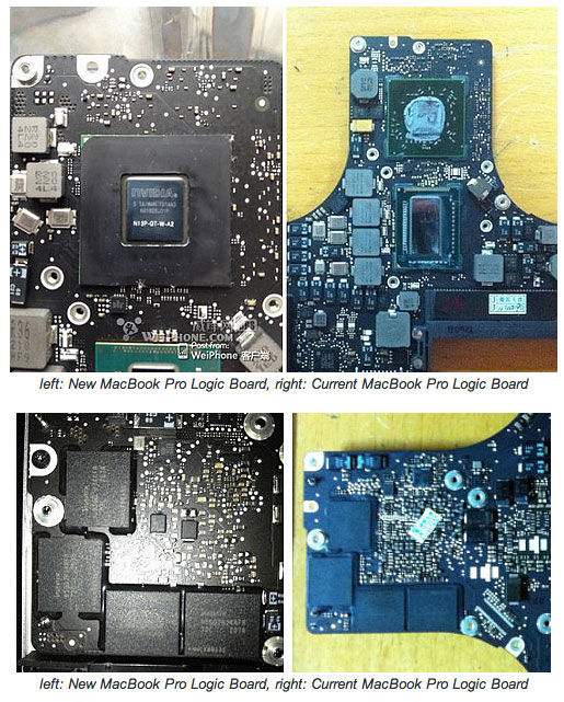 Primi scatti della scheda logica alla base dei nuovi MacBook Pro?