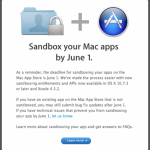 Da oggi tutte le app su Mac App Store dovranno implementare il Sandbox