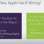 MIcrosoft ad Apple: “Parlare di era ‘post-PC’ è errato, siamo nell’epoca del ‘PC +'”