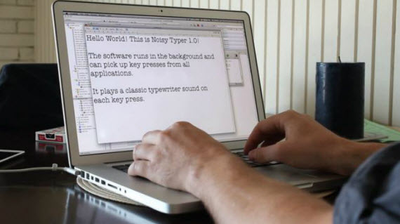 Noisy Typer, ovvero come riesumare il rumore delle vecchie macchine da scrivere sulle tastiere dei nostri Mac!