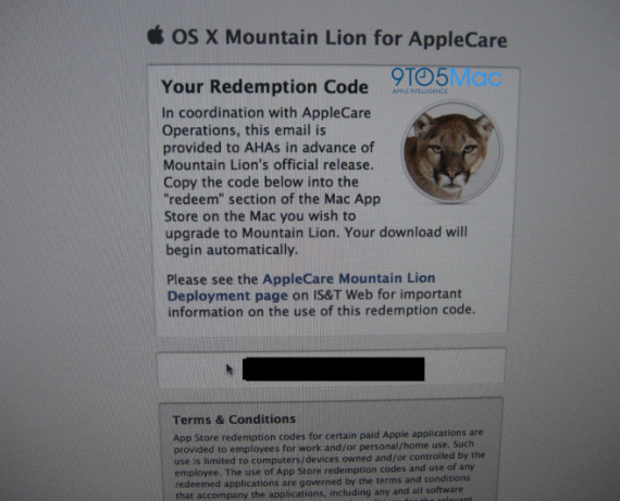 Apple invia OS X Mountain Lion agli Apple Store e ai Reseller in vista del lancio ufficiale