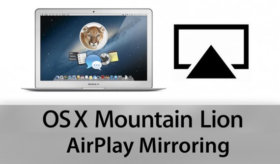 AirPlay Mirroring: condivisione Wireless del proprio schermo su monitor LCD – Mountain Lion