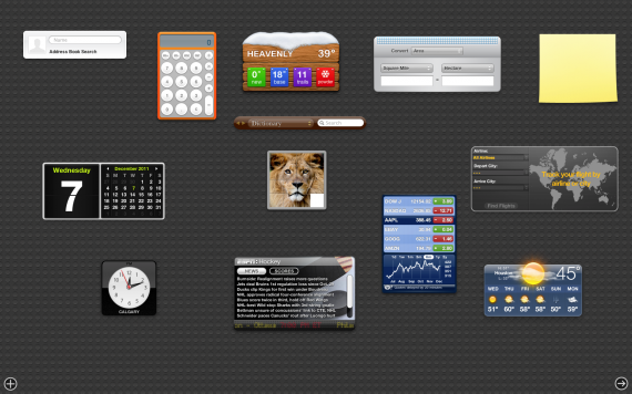 La nuova Dashboard in Mountain Lion