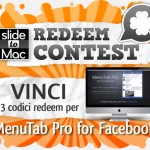 CONTEST: vinci 3 codici redeem per MenuTab Pro for Facebook [VINCITORI]