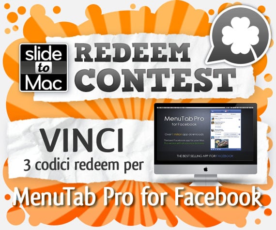 CONTEST: vinci 3 codici redeem per MenuTab Pro for Facebook [VINCITORI]