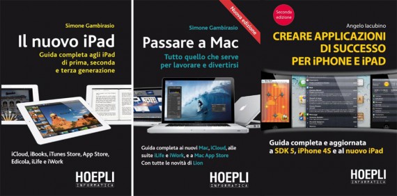 Disponibili da Hoepli nuovi libri completamente dedicati ad iPhone, iPad e Mac