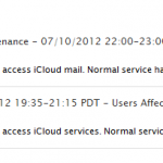 Eseguita in nottata manutenzione sui servizi di iCloud