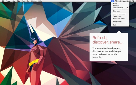Kuvva Wallpapers: sempre nuovi sfondi sul tuo Mac