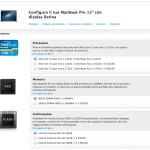 Nuove opzioni di configurazione per i MacBook Pro Retina