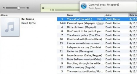 Come visualizzare nel Centro Notifiche di Mountain Lion il brano in riproduzione su iTunes