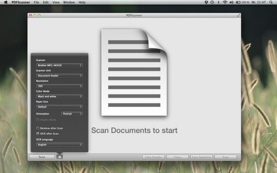 PDFScanner: scansione di documenti, lettere ed immagini con riconoscimento ottico dei caratteri
