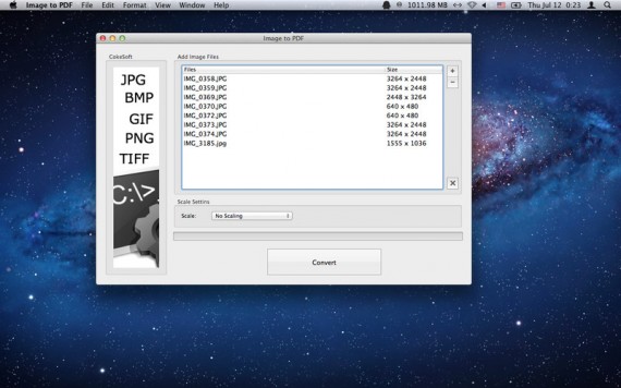 Creare un PDF da file immagini con Image to PDF