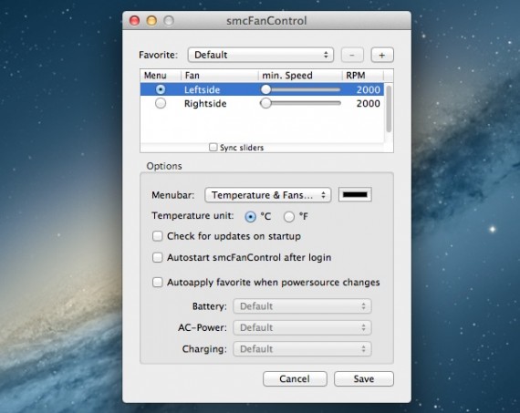 Arriva smcFanControl 2.4, ora pienamente compatibile con Mountain Lion