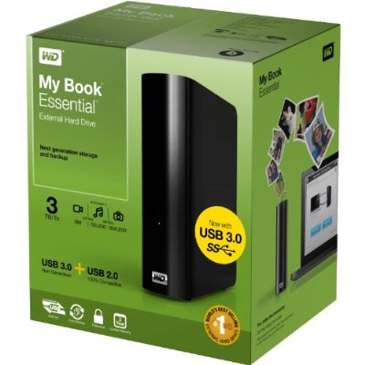 WD, 3Tb, USB 3 e… 33% di sconto per l’unità di massa esterna MyBook Essential in offerta su Amazon