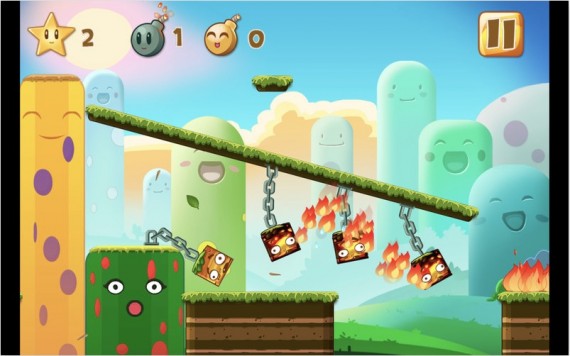 Happy Hills: il puzzle game di tipo fisico, realizzato da dreamfab, disponibile anche per Mac