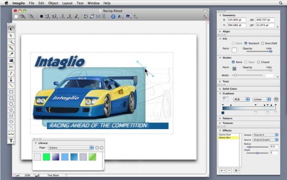 Intaglio: editor di grafica vettoriale per Mac