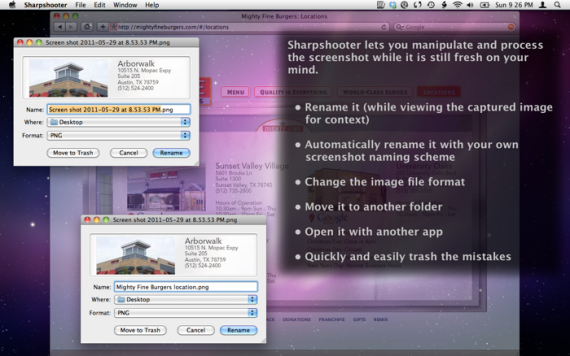 Sharpshooter, la soluzione rapida ed indolore per domare le screenshot di OS X… in promozione!