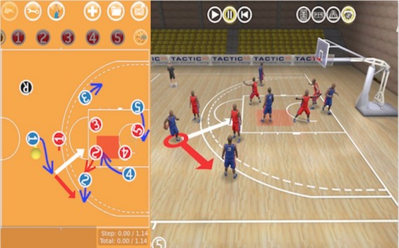 Basket 3D Sketcher for coach e Basket 3D Viewer: strategie ed esercizi d’allenamento per la pallacanestro