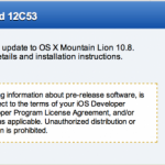Apple rilascia Mountain Lion 10.8.2 build 12C53 agli sviluppatori