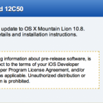 Apple invia Mountain Lion 10.8.2 build 12C50 agli sviluppatori: tante le novità!
