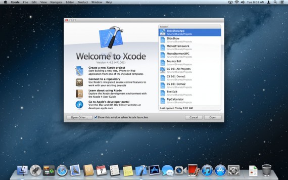 Apple rilascia Xcode 4.5 sul Mac App Store
