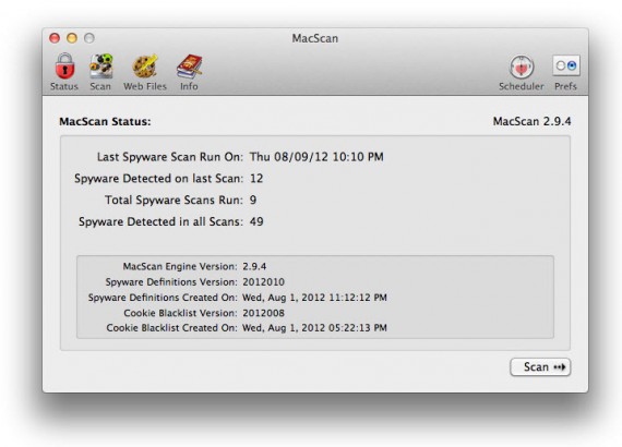 MacScan, software per la salvaguardia di dati e privacy, oggi in promozione