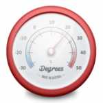 Il meteo nella barra dei menu del vostro Mac con l’app Degrees