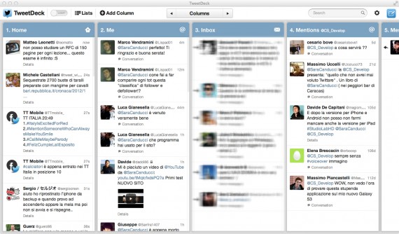 Tweet Deck si aggiorna alla versione 2.0