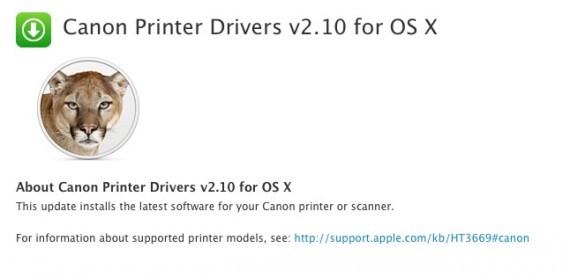 Canon, Epson e Lexmark rilasciano nuovi driver per OS X