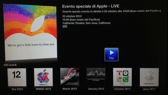 Questa sera l’evento Apple lo segui in diretta su Apple TV!
