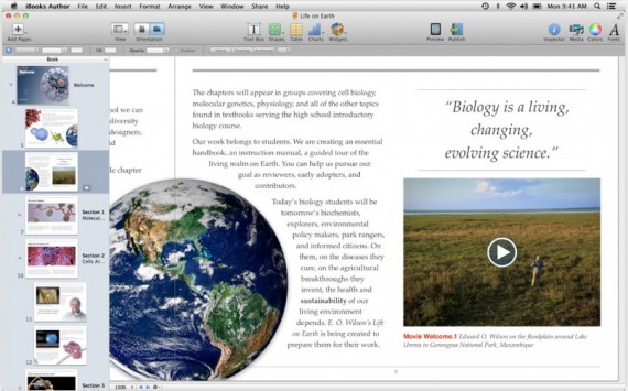 Apple aggiorna iBooks Author per OS X Mavericks