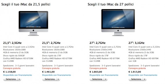 Su Apple Store iMac disponibili in 3-5 giorni: prova tangibile del lancio di nuovi modelli?