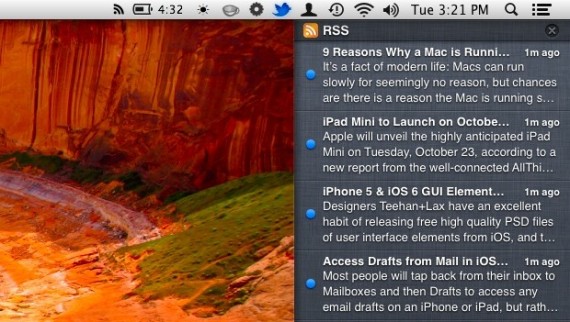 Attivare avvisi per i Feed RSS dal Notification Center di Mountain Lion