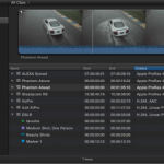 Final Cut Pro X: Organizzare gli eventi