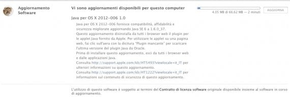 Apple rilascia nuovi update Java per Snow Leopard, Lion e Mountain Lion: rimosso il plug-in dai browser web!