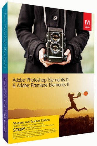 Su Amazon.it in sconto Adobe Photoshop Elements 11 & Premiere Elements 11