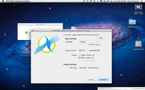 PDF OCR X Community & Enterprice Edition disponibile su Mac App Store