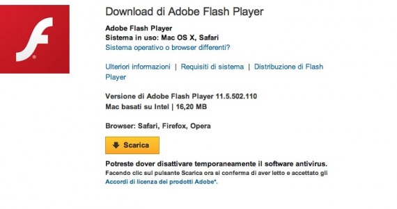 Adobe rilascia Flash Player 11.5