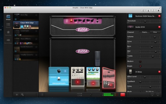 AmpKit, e il tuo Mac diventa un amplificatore per chitarra