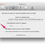 Disponibile la prima beta di Evernote 5 per Mac