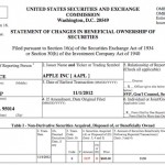 Due officiers di Apple vendono le proprie azioni della compagnia