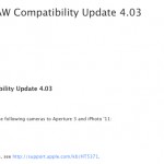 Aggiornamento di compatibilità RAW per fotocamere 4.03