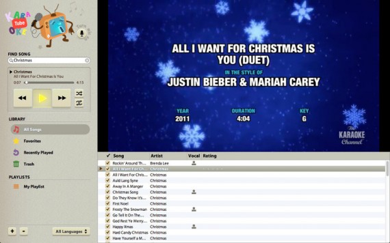 KaraokeTube: app karaoke per il tuo Mac