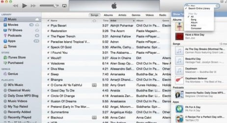 Ripristinare la vecchia ricerca in iTunes 11 – Tutorial