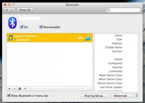 Controlliamo il segnale Bluetooth dal Mac